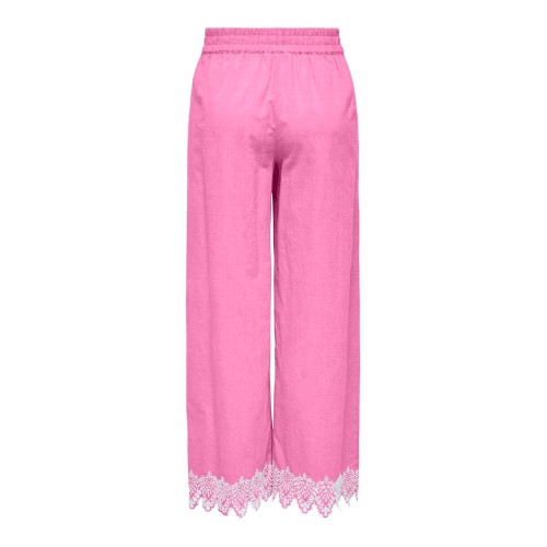 15343184 ONLPAULA TULUM EMB PULL-UP PANT WVN