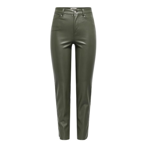 15209293 ONLEMILY HW ST ANK FAUX LEATHER PANTS