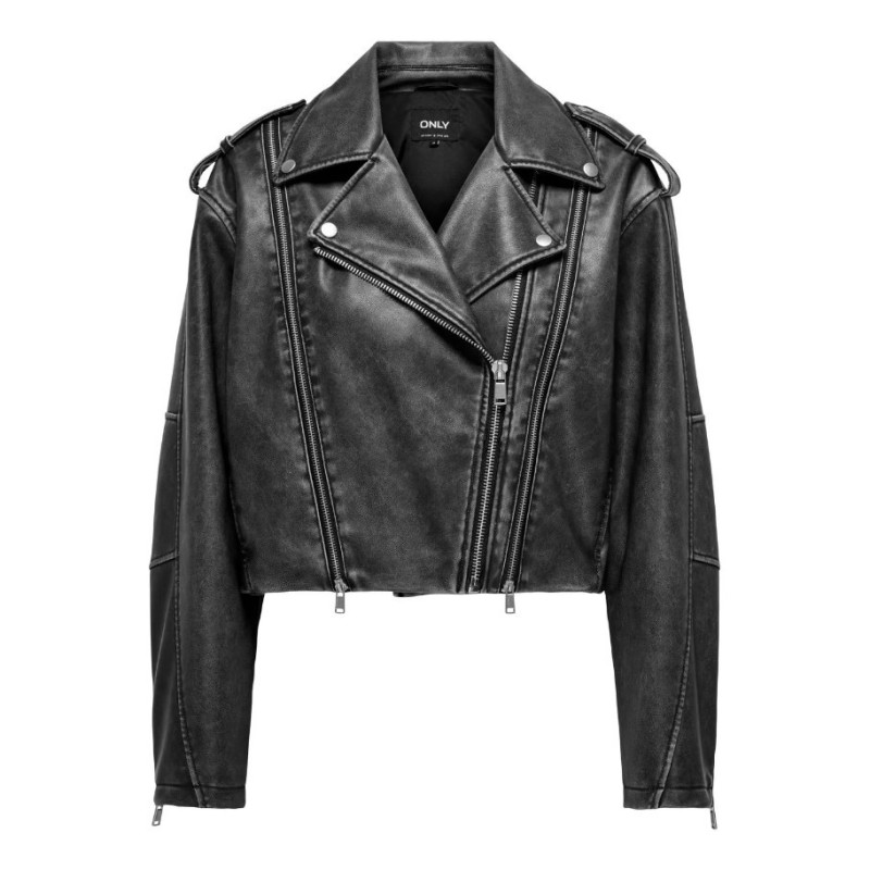15328481 ONLCASEY FAUX LEATHER WASHED BIKER OTW