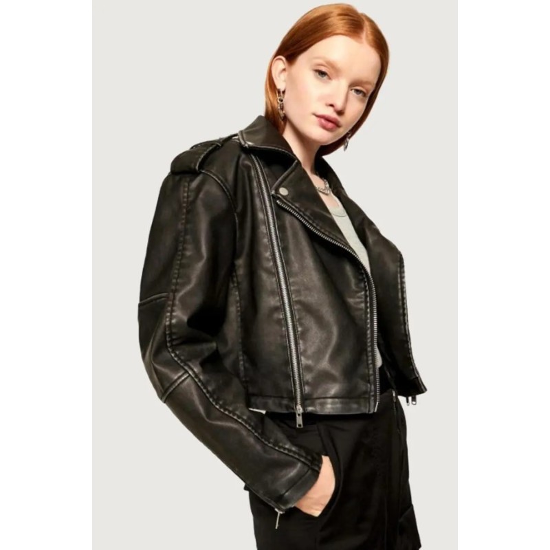 15328481 ONLCASEY FAUX LEATHER WASHED BIKER OTW