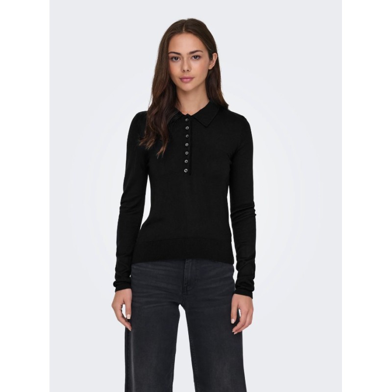 15347184 ONLCATRINE LS POLO NECK EX KNT