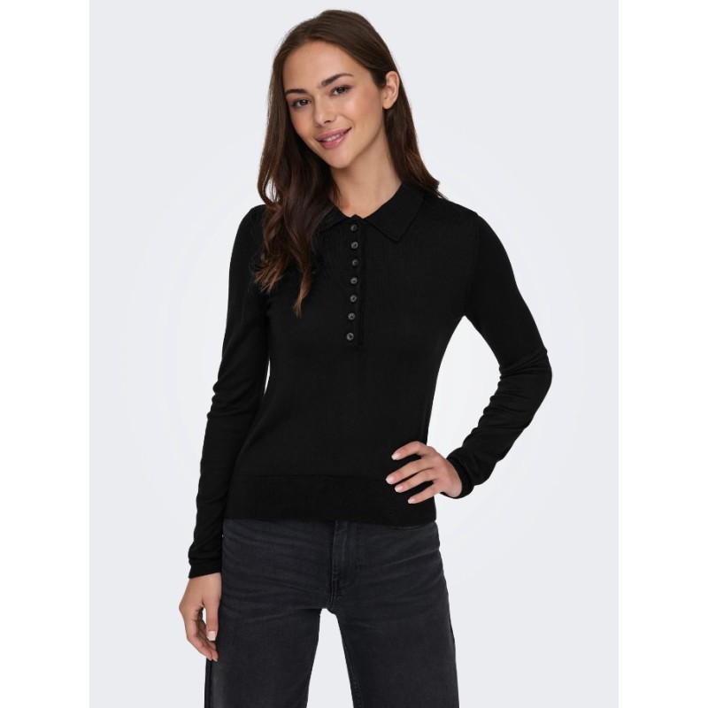 15347184 ONLCATRINE LS POLO NECK EX KNT