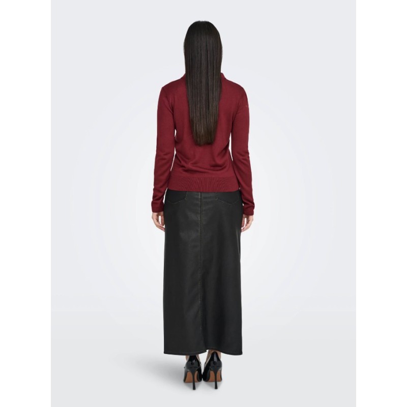 15347184 ONLCATRINE LS POLO NECK EX KNT