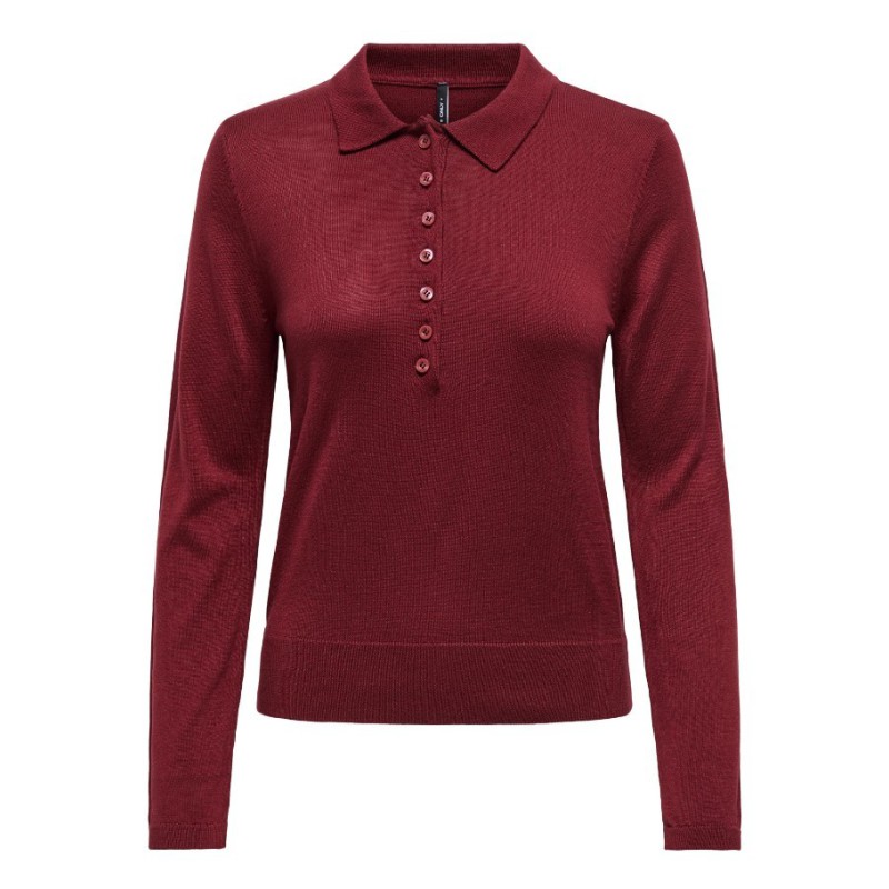 15347184 ONLCATRINE LS POLO NECK EX KNT