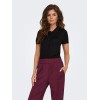 15347183 ONLCATRINE SS POLO NECK EX KNT
