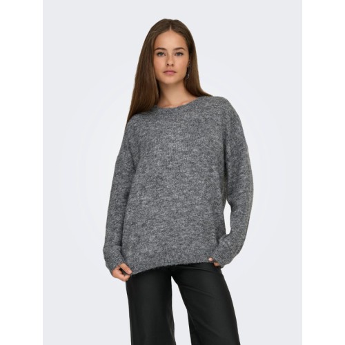 15361348 ONLAZU LS BOXY O-NECK KNT