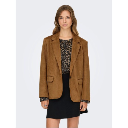 15357019 ONLINA LIFE L/S FAUX SUEDE BLAZER TLR