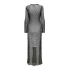15332684 ONLDONNA LS ANKLE SEQUINS DRESS WVN