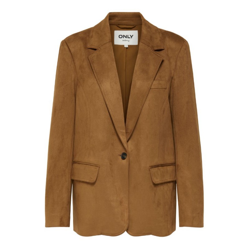 15357019 ONLINA LIFE L/S FAUX SUEDE BLAZER TLR
