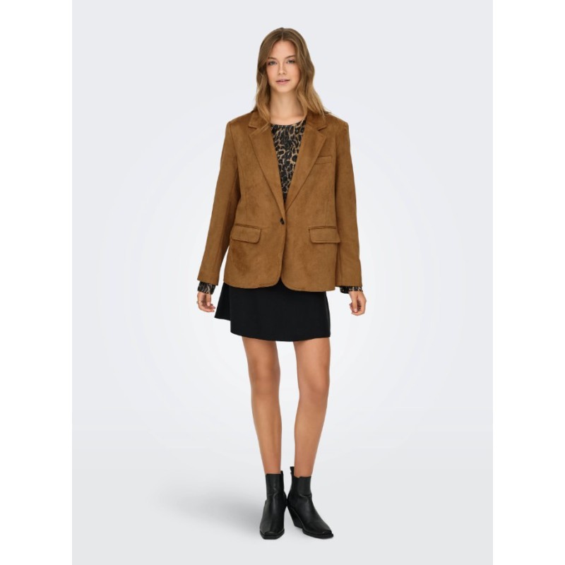 15357019 ONLINA LIFE L/S FAUX SUEDE BLAZER TLR
