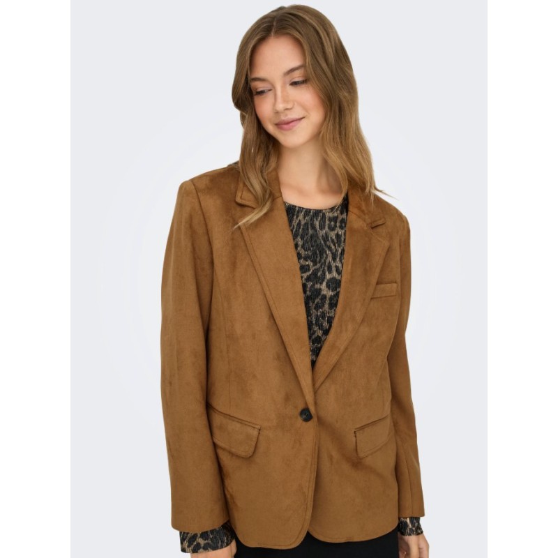15357019 ONLINA LIFE L/S FAUX SUEDE BLAZER TLR