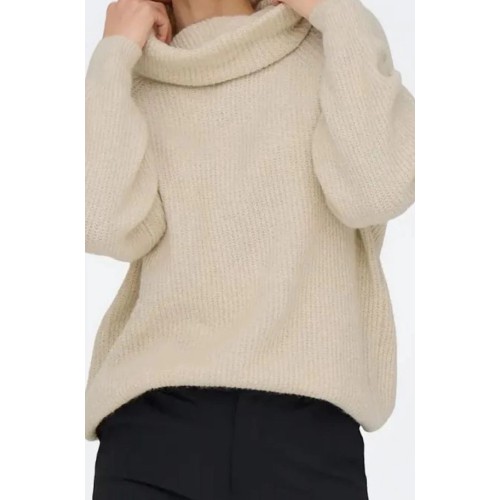 15353187 ONLWHITNEY LIFE LS LOOSE ROLLENCK KNT