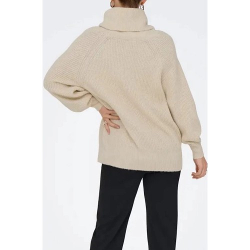 15353187 ONLWHITNEY LIFE LS LOOSE ROLLENCK KNT