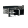 15308305 ONLATHENA GLITTER PU JEANS BELT ACC SILVER