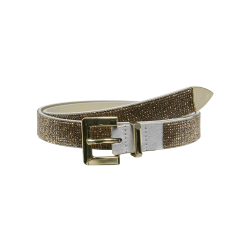 15308305 ONLATHENA GLITTER PU JEANS BELT ACC GOLD