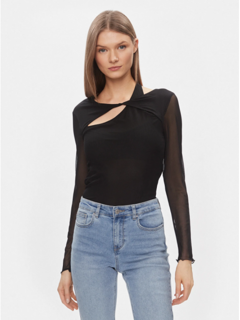 15312302 ONLLUCIA L/S CUT OUT MESH TOP JRS
