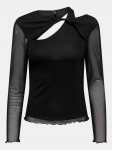 15312302 ONLLUCIA L/S CUT OUT MESH TOP JRS