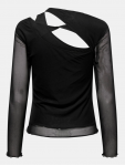 15312302 ONLLUCIA L/S CUT OUT MESH TOP JRS