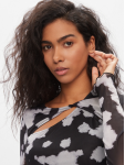 15312302 ONLLUCIA L/S CUT OUT MESH TOP JRS