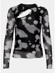 15312302 ONLLUCIA L/S CUT OUT MESH TOP JRS