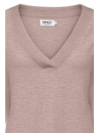 15324715 ONLIBI LS LOOSE V-NECK CC KNT PINK