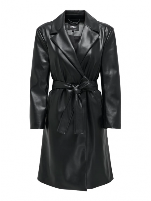 15326827 ONLBINA FAUX LEATHER WRAP COAT BF OTW