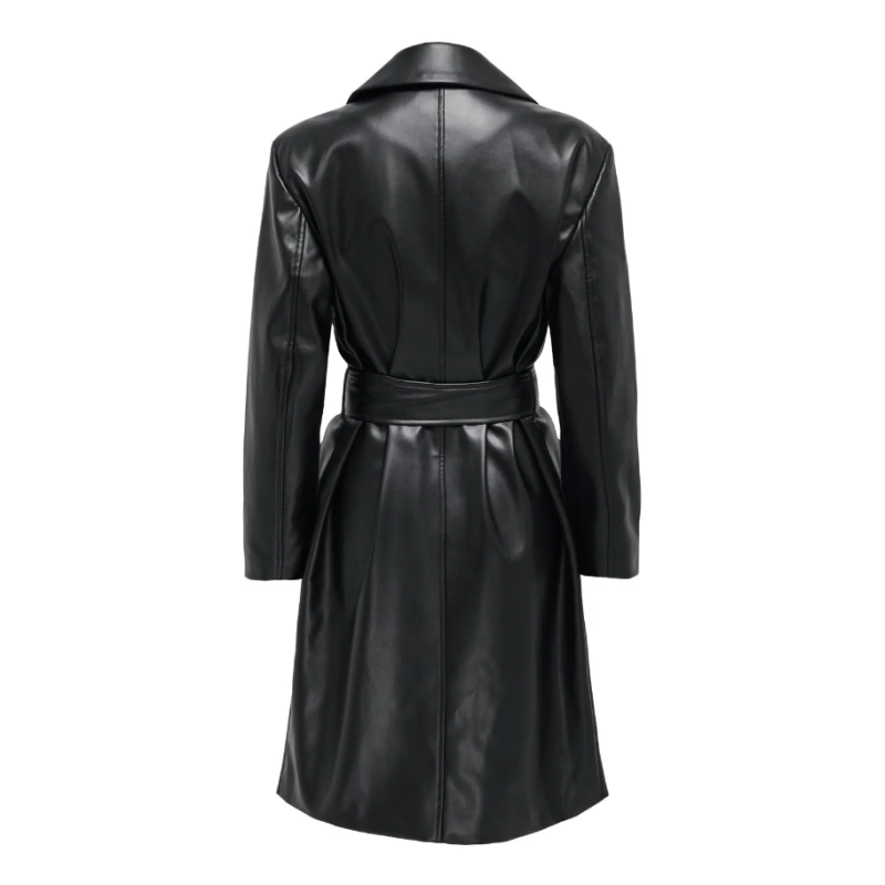15326827 ONLBINA FAUX LEATHER WRAP COAT BF OTW