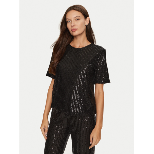15336591 ONLNEW GOLDIE SEQUIN SS TOP WVN CS