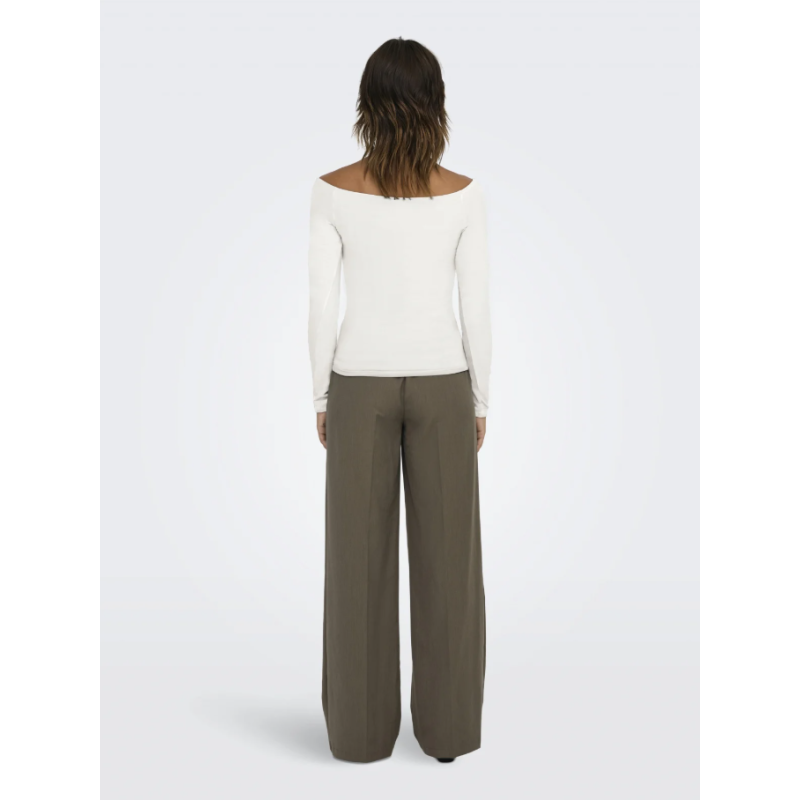 15339763 ONLGLAMOUR L/S BOAT NECK TOP BOX CC JRS