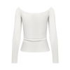 15339763 ONLGLAMOUR L/S BOAT NECK TOP BOX CC JRS