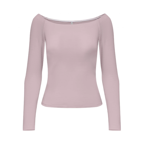 15339763 ONLGLAMOUR L/S BOAT NECK TOP BOX CC JRS