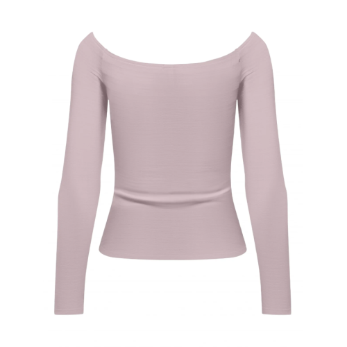 15339763 ONLGLAMOUR L/S BOAT NECK TOP BOX CC JRS