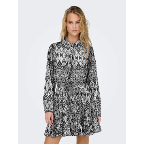 15305484 ONLLUMINA L/S SHORT DRESS WVN NOOS
