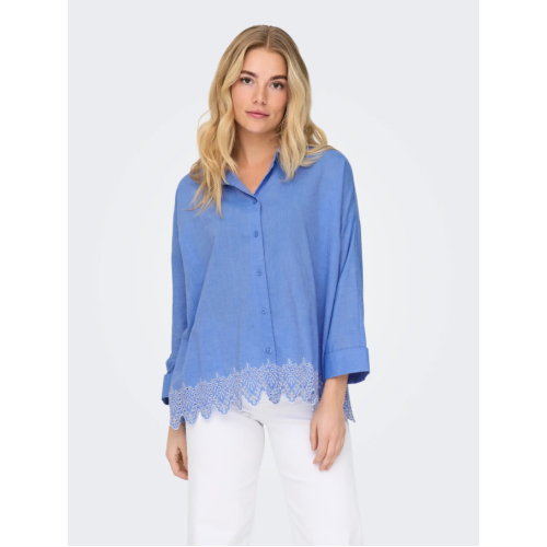 15343165 ONLGRACES TULUM LS EMB SHIRT WVN