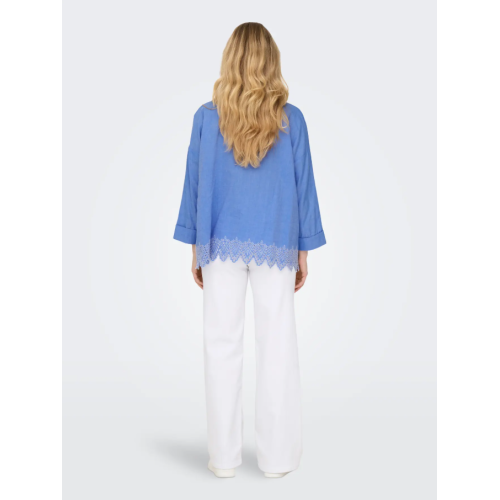 15343165 ONLGRACES TULUM LS EMB SHIRT WVN