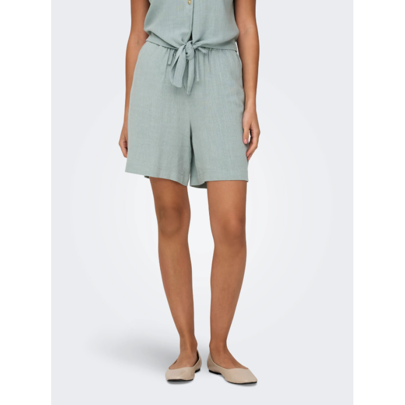 15333032 ONLSIESTA MW PULL-UP LIN BL SHORTS NOOS