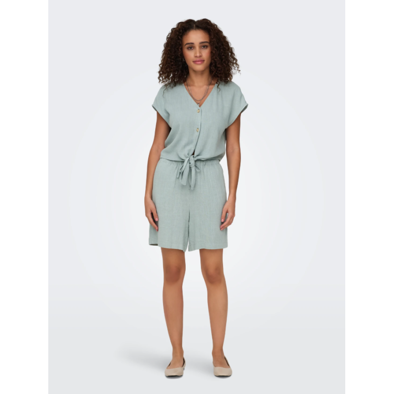 15333032 ONLSIESTA MW PULL-UP LIN BL SHORTS NOOS