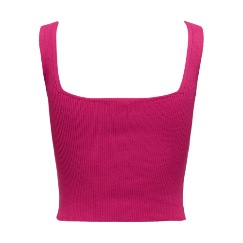 15344407 ONLTATIANNA SL CROPPED SQUARE NECK KNT