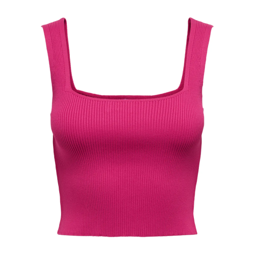 15344407 ONLTATIANNA SL CROPPED SQUARE NECK KNT