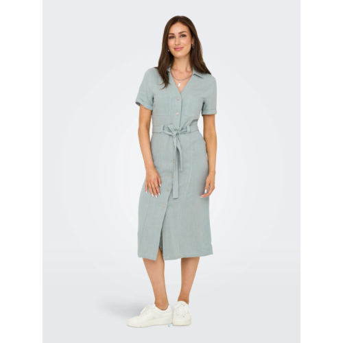 15347210 ONLSIESTA SS LIN BL SHIRT DRESS PNT NOOS