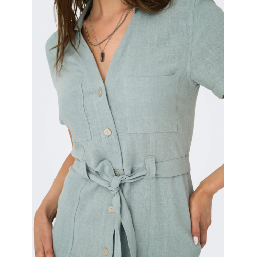 15347210 ONLSIESTA SS LIN BL SHIRT DRESS PNT NOOS