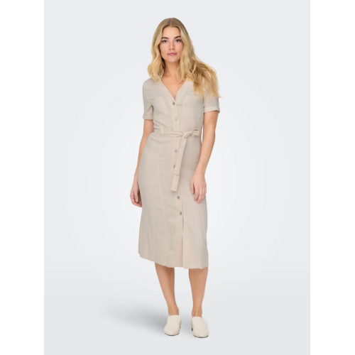 15347210 ONLSIESTA SS LIN BL SHIRT DRESS PNT NOOS