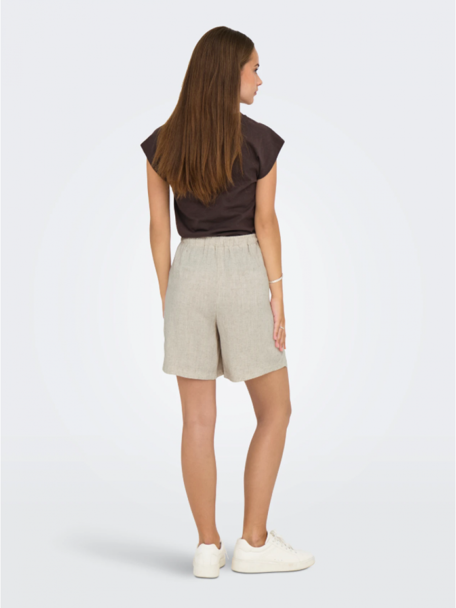 15333032 ONLSIESTA MW PULL-UP LIN BL SHORTS NOOS