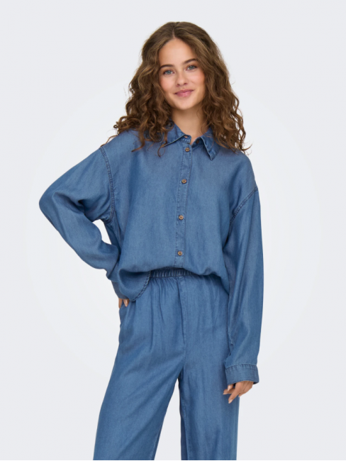 15337928 ONLCHARIS LIFE LS SHIRT CC WVN
