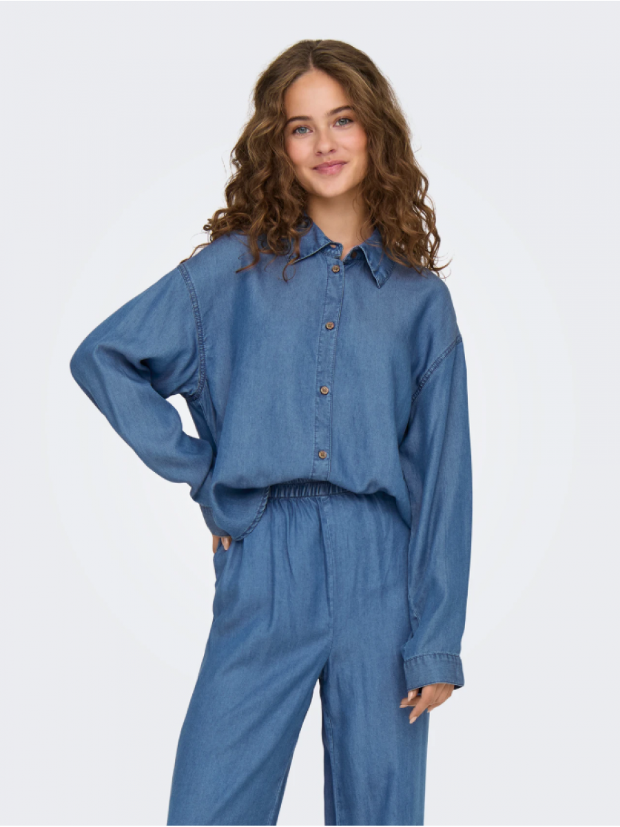 15337928 ONLCHARIS LIFE LS SHIRT CC WVN