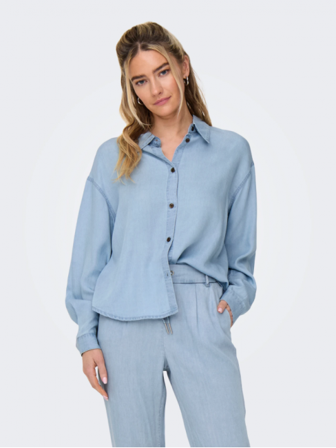 15337928 ONLCHARIS LIFE LS SHIRT CC WVN