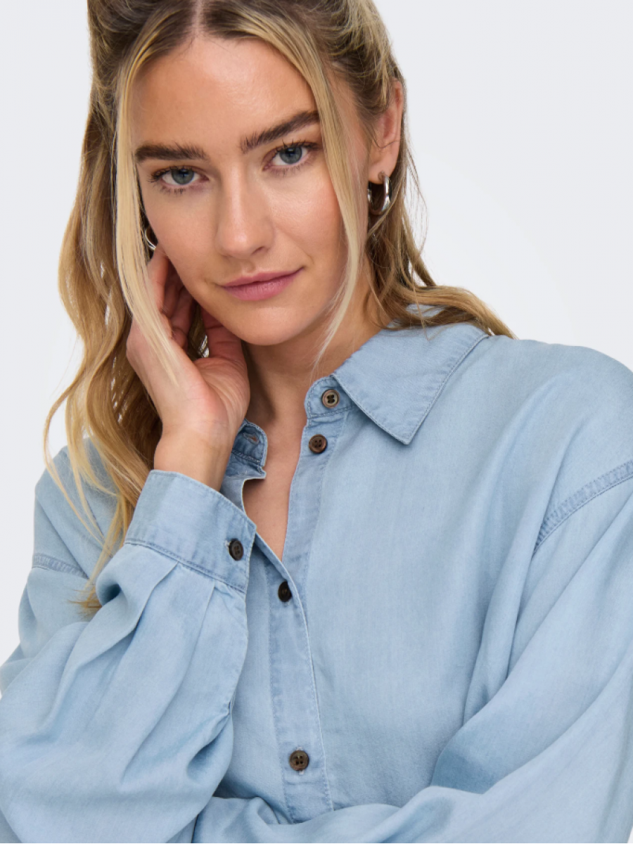 15337928 ONLCHARIS LIFE LS SHIRT CC WVN