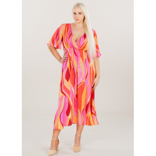 15347385 ONLPHILINE FLARED LONG DRESS PTM