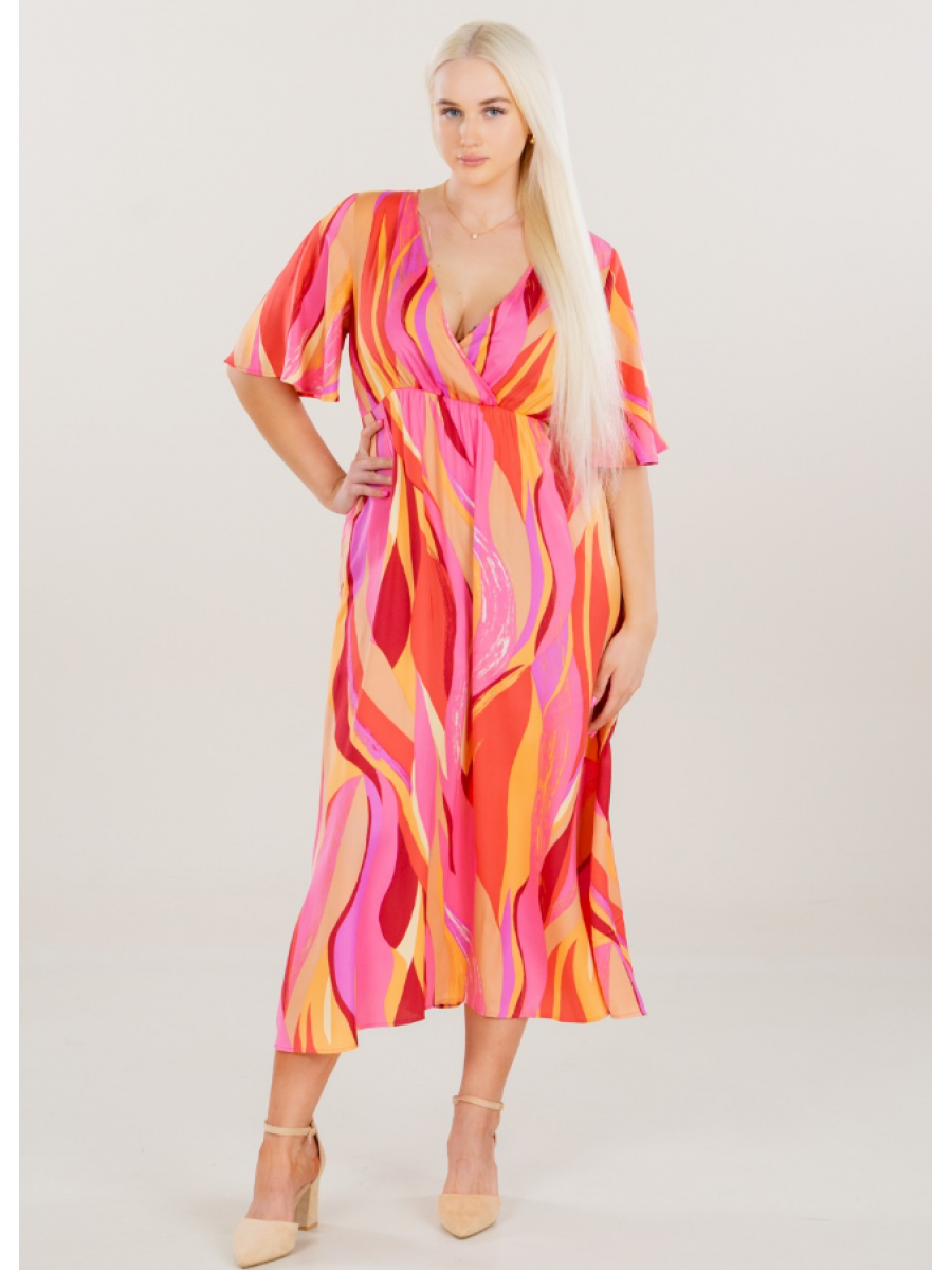 15347385 ONLPHILINE FLARED LONG DRESS PTM