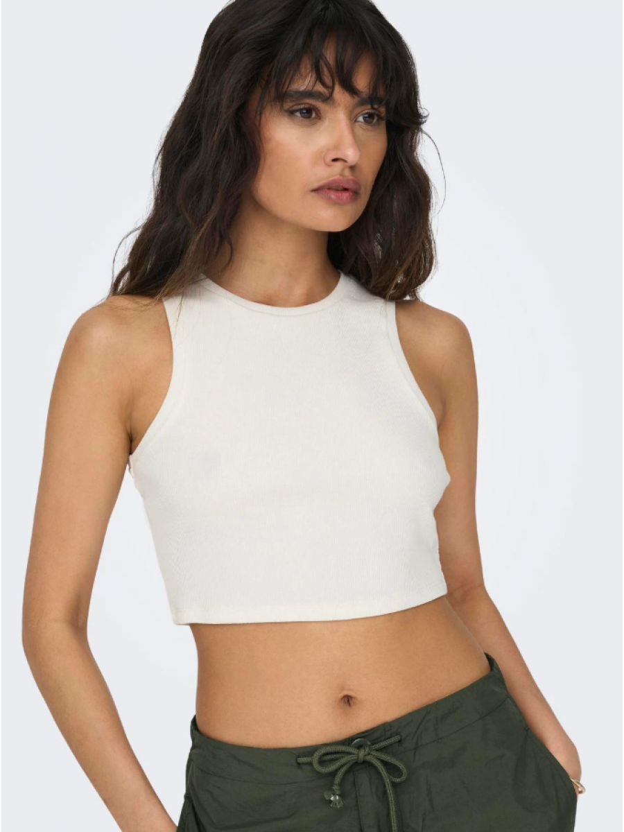 15282771 ONLVILMA S/L CROPPED TANK TOP JRS